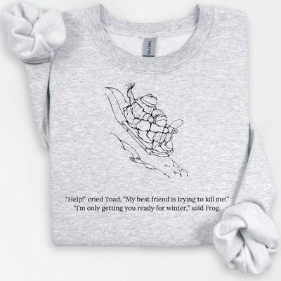 Frog And Toad Sweatshirt, Vintage Classic Book Sweatshirt, Frog And Toad Shirt, Cottagecore Aesthetic Sweatshirt, Book Lover Crewneck