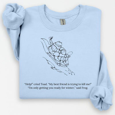 Frog And Toad Sweatshirt, Vintage Classic Book Sweatshirt, Frog And Toad Shirt, Cottagecore Aesthetic Sweatshirt, Book Lover Crewneck
