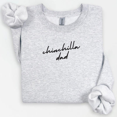 Chinchilla Mom Crewneck, Chinchilla Dad Gift, Animal Mama Crewneck, New Pet Present, Chinchilla Mom Crewneck, Gift for Pet Parent
