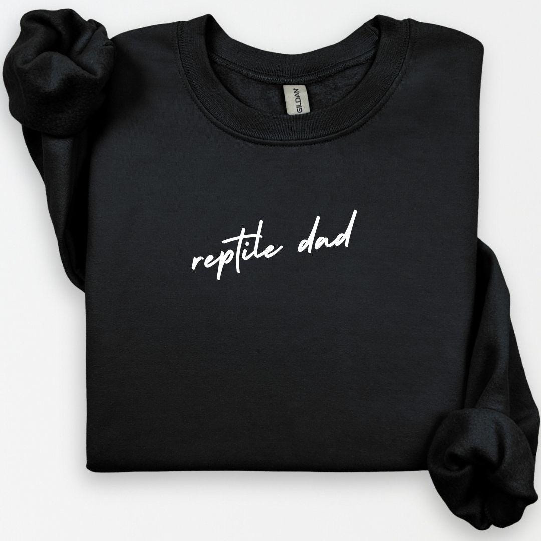 Reptile Mom Crewneck, Reptile Dad Hoodie, Lizard Mama Gift Idea, Snake Bearded Dragon Gecko Rescuer, Cool Present for Reptile Parents
