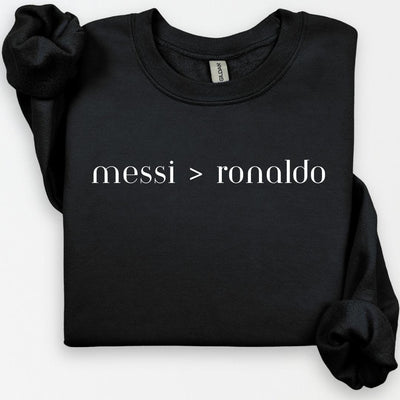 Messi Ronaldo Hoodie, Argentina Football "Soccer" #10, Funny Soccer Hoodie, Game Day, Soccer Fan Sweater, GOAT Soccer, Gift for Son, Boy Tee