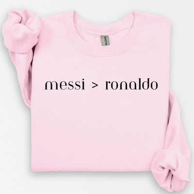 Messi Ronaldo Hoodie, Argentina Football "Soccer" #10, Funny Soccer Hoodie, Game Day, Soccer Fan Sweater, GOAT Soccer, Gift for Son, Boy Tee