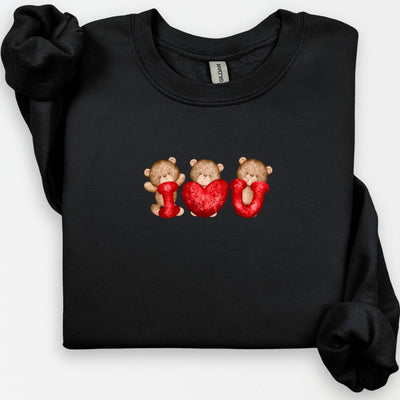 Teddy Bear I Love You Sweatshirt, Valentines Day Shirt, Teddy Bear Love, Cute Gift Idea, Galentines Day, Cute Teddy Bear, VDay Gift for Her