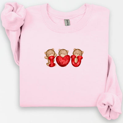 Teddy Bear I Love You Sweatshirt, Valentines Day Shirt, Teddy Bear Love, Cute Gift Idea, Galentines Day, Cute Teddy Bear, VDay Gift for Her