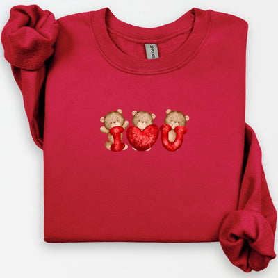 Teddy Bear I Love You Sweatshirt, Valentines Day Shirt, Teddy Bear Love, Cute Gift Idea, Galentines Day, Cute Teddy Bear, VDay Gift for Her