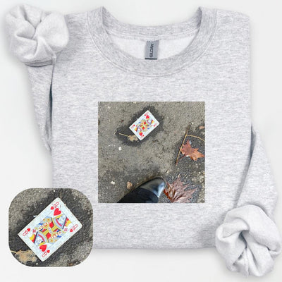 Queen of Hearts Sweatshirt, Queen of Hearts Crewneck, Red Queen, Queen Shirt, Alice in Wonderland, Feminist Shirt, Female Empowerment Gift