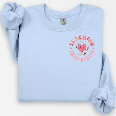 Teaching Sweethearts Crewneck, Valentines Day Teacher Shirt, Teacher Valentines Day Gift, Love Teacher Shirt, VDay Shirt, Cute Teacher Gift