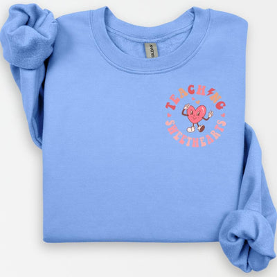 Teaching Sweethearts Crewneck, Valentines Day Teacher Shirt, Teacher Valentines Day Gift, Love Teacher Shirt, VDay Shirt, Cute Teacher Gift