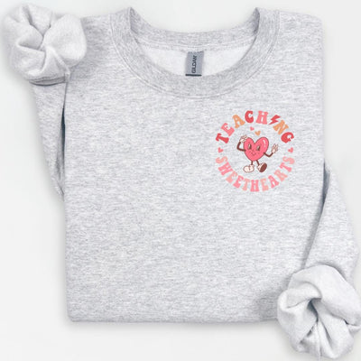 Teaching Sweethearts Crewneck, Valentines Day Teacher Shirt, Teacher Valentines Day Gift, Love Teacher Shirt, VDay Shirt, Cute Teacher Gift