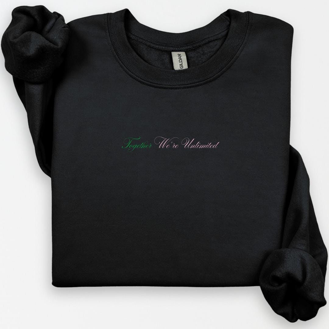 Together We're Unlimited Sweatshirt, Wicked Sweatshirt, Glinda Sweater, Gift for Her, Glinda Elphaba Wicked Sweater, Wicked Movie Broadway