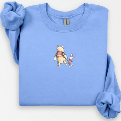 Classic Bear Sweatshirt, Bear Sweater, Pooh Sweatshirt, Gift for Birthday Sweatshirt, Pooh Pig Friends, Pooh Bear Sweatshirt, Vintage Tee