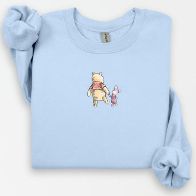 Classic Bear Sweatshirt, Bear Sweater, Pooh Sweatshirt, Gift for Birthday Sweatshirt, Pooh Pig Friends, Pooh Bear Sweatshirt, Vintage Tee