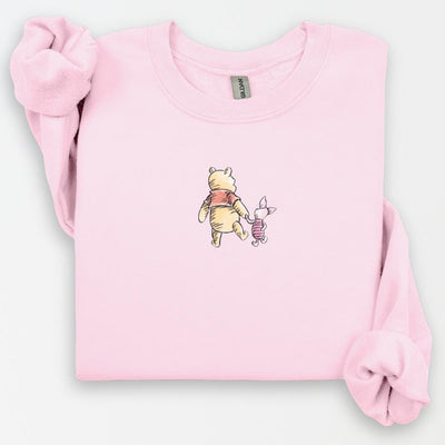 Classic Bear Sweatshirt, Bear Sweater, Pooh Sweatshirt, Gift for Birthday Sweatshirt, Pooh Pig Friends, Pooh Bear Sweatshirt, Vintage Tee
