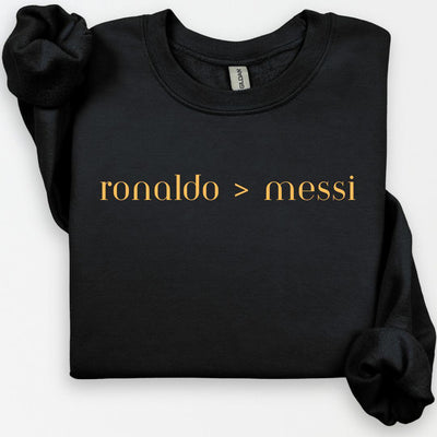 Ronaldo Messi Hoodie, Funny Soccer Hoodie, Ronaldo Portugal Shirt, Game Day, Soccer Fan, Cristiano Ronaldo CR7, Football Unisex Shirt