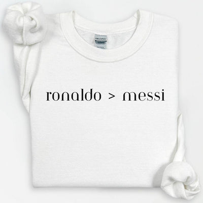 Ronaldo Messi Hoodie, Funny Soccer Hoodie, Ronaldo Portugal Shirt, Game Day, Soccer Fan, Cristiano Ronaldo CR7, Football Unisex Shirt