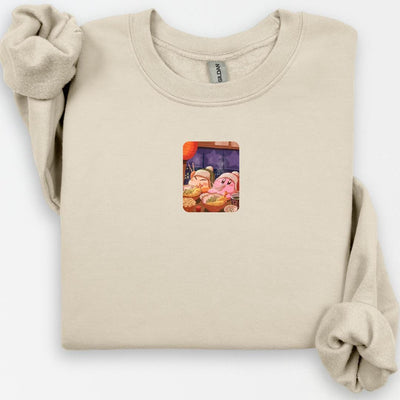 Kawaii Hot Pot Sweatshirt, Anime Inspired, Retro Video Game Sweater, Men's Japanese Streetwear, Anime Gifts, Ramen Lover Gift, Cute Shirt