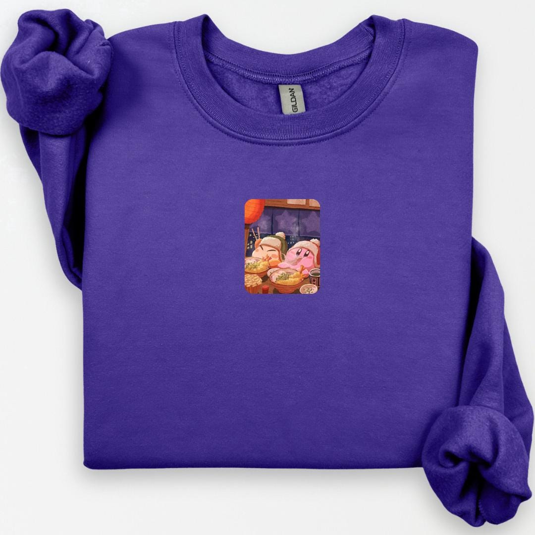 Kawaii Hot Pot Sweatshirt, Anime Inspired, Retro Video Game Sweater, Men's Japanese Streetwear, Anime Gifts, Ramen Lover Gift, Cute Shirt