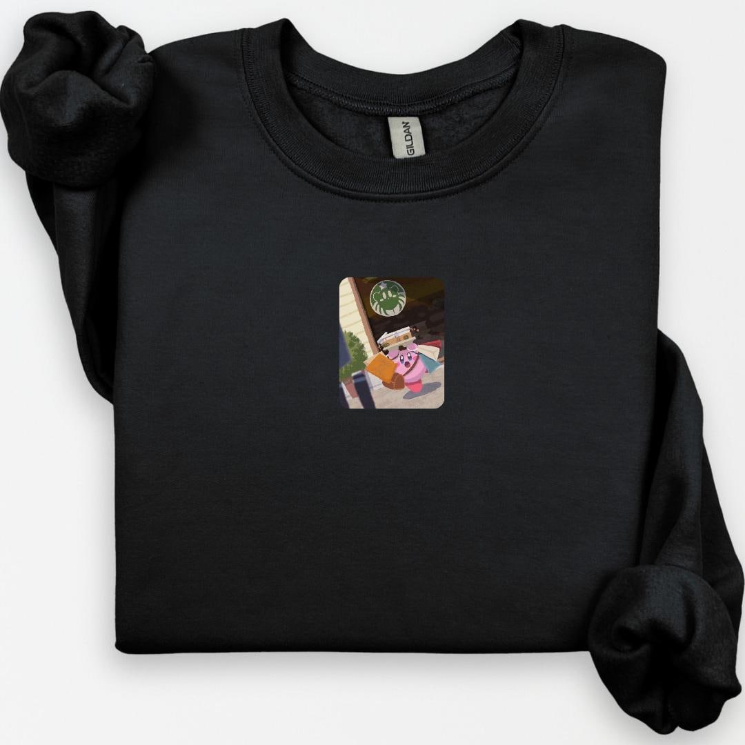 Kawaii Coffee Lover Sweatshirt, Anime Inspired, Retro Video Game Sweater, Men's Japanese Streetwear, Anime Gifts, Coffee Gift, Cute Shirt