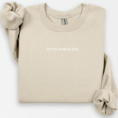 In My Mama Era Crewneck, Cute Mama Sweatshirt, Cool Mom Tee, Trendy Mom Apparel, Mom Life, Mothers Day Gifts, New Mom Shirt, Expecting Mom
