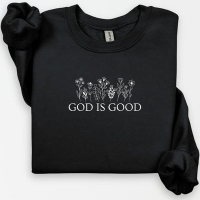 God is Good Crewneck, God Lover Shirt, Christian Shirt, Church Apparel Gift, Religious Mom, Jesus Lover, Bible Shirt, Faith Unisex T-shirt