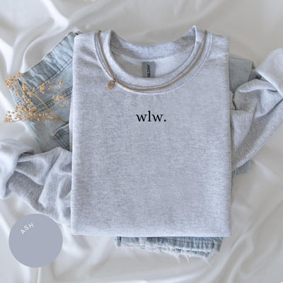 Women Love Women Crewneck, WLW, LGBTQ+, Lesbian Pride Shirt, Gift for Girlfriend, Gift for Partner, Love Is Love, Anniversary Gift for Her