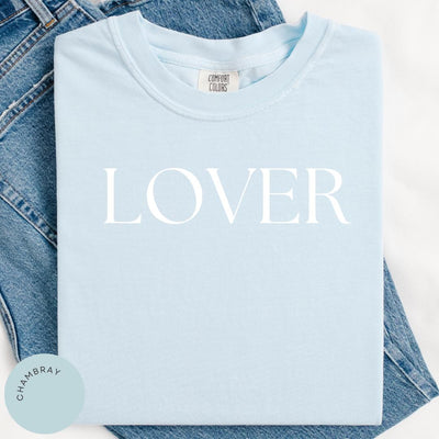 Lover Comfort Colors® Shirt, Valentine Day Shirt, Valentine Tee, Womens Heart Shirt, Cute Love Tee, Retro Valentine Gift, Ladies Valentine
