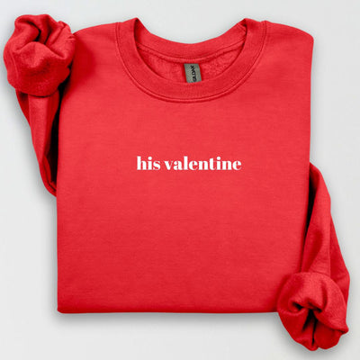 His & Her Valentine Crewnecks, Couples Valentines Day, Matching Couple Shirts, Valentines Day Gifts, Cute Couple Shirts, Anniversary Gifts