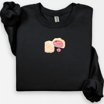 Kawaii Dumpling Sweatshirt, Anime Inspired, Retro Video Game Sweater, Men's Japanese Streetwear, Anime Gifts, Gift For GF, Cozy Cute Shirt