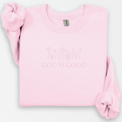 God is Good Crewneck, God Lover Shirt, Christian Shirt, Church Apparel Gift, Religious Mom, Jesus Lover, Bible Shirt, Faith Unisex T-shirt