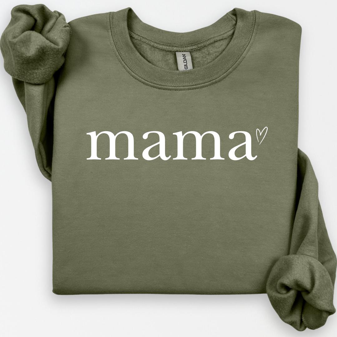 Mama Crewneck, Cute Mama Sweatshirt, Cool Mom Tee, Trendy Mom Apparel, Mom Life, Mothers Day Gifts, New Mom Shirt, Expecting Mom, Mom Life