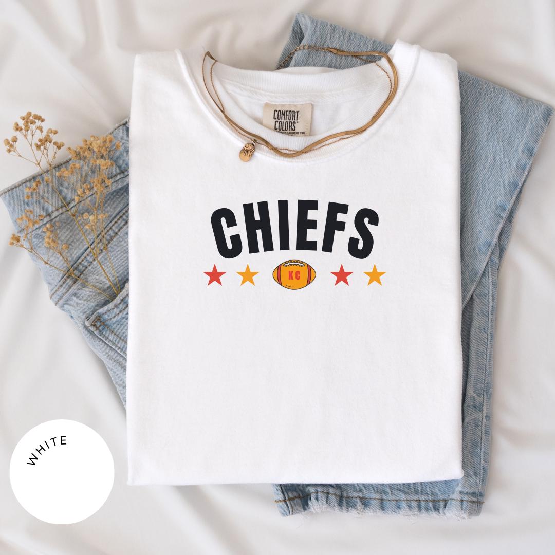 Kansas City Football Comfort Colors® Shirt, Trendy Kansas Football Fan Shirt, Gift, Popular Kansas City Fan Tee, Kansas Game Day Tee