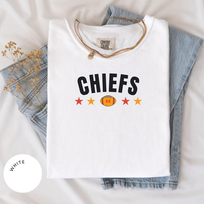 Kansas City Football Comfort Colors® Shirt, Trendy Kansas Football Fan Shirt, Gift, Popular Kansas City Fan Tee, Kansas Game Day Tee