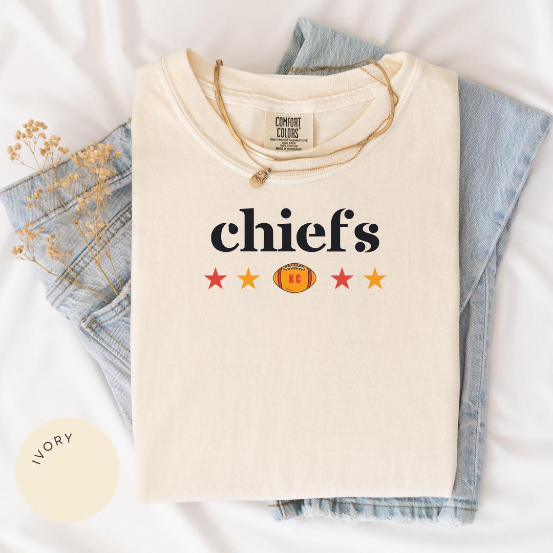 Kansas City Football Comfort Colors® Shirt, Trendy Kansas Football Fan Shirt, Gift, Popular Kansas City Fan Tee, Kansas Game Day Tee