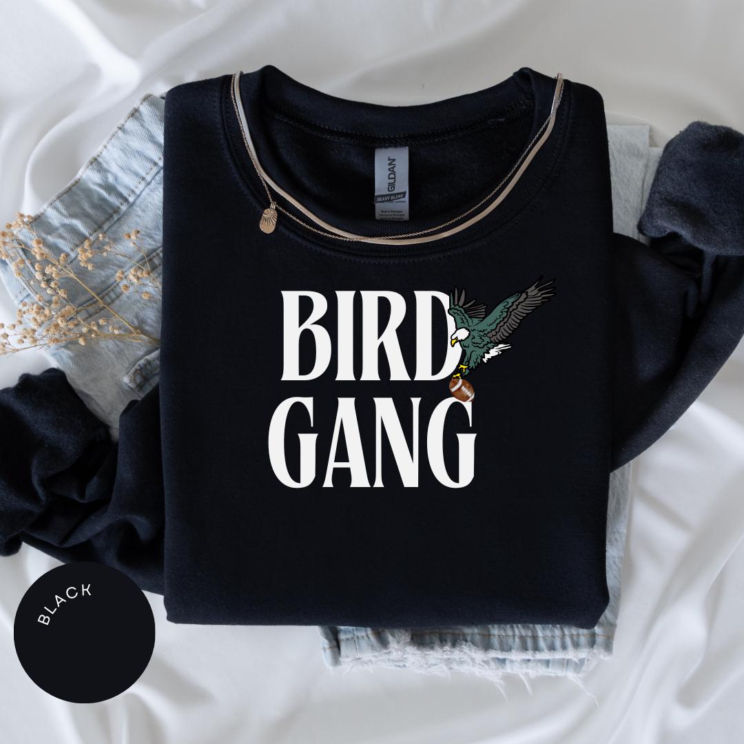 Bird Gang Crewneck, Game Day Crewneck, Philadelphia Football Crewneck, Eagles Football Crewneck, Football Gift Crewneck
