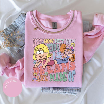 This is What Dreams Are Made Of Crewneck, Lizzie McGuire Crewneck, Vintage Y2K Shirt, 90s Nostalgia Gift, Graphic Tee, Gift for Her