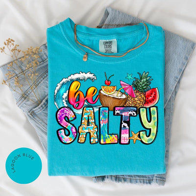 Be Salty Comfort Color® Shirt, Funny Beach Tee, Salty Shirt, Vacation Shirt, Summer Shirt, Beach Lover Gift, Trendy Graphic Tee, Summer Trip