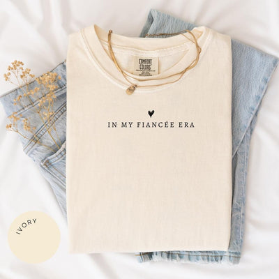 In My Fiancee Era Comfort Color® Shirt, Engaged Shirt, Future Mrs. T-Shirt, Fiancee Shirt, Engagement Gift, Bridal Shower Gift, Bride Shirt