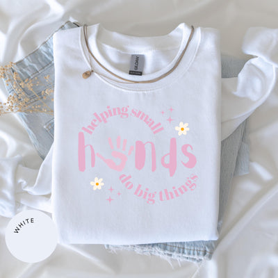 Helping Small Hands Do Big Things, Teacher, Therapist Gifts, OT, SLP, Preschool Shirt, Early Childhood Education, Child Development, OT Crew