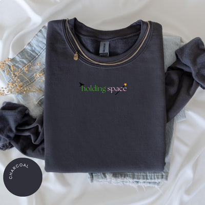 Holding Space Sweatshirt, Wicked Sweatshirt, Wicked Movie Sweater, Funny Shirt, Gift for Her, Glinda Elphaba Wicked Crewneck, Good Witch