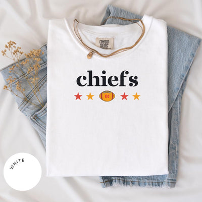 Kansas City Football Comfort Colors® Shirt, Trendy Kansas Football Fan Shirt, Gift, Popular Kansas City Fan Tee, Kansas Game Day Tee