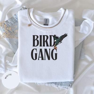 Bird Gang Crewneck, Game Day Crewneck, Philadelphia Football Crewneck, Eagles Football Crewneck, Football Gift Crewneck