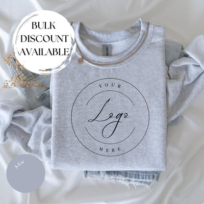 CUSTOM LOGO Crewneck, Business Logo Hoodie, Personalized Company Logo Hoodie, Sports Team Logo Clothing, Custom Text Apparel, Small Business