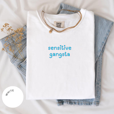 Comfort Colors® Sensitive Gangsta Shirt, Amaya Papaya Quote Shirt, Meme Tee, Mom Gift, Funny Quote, Love Island Shirt, Huda Shirt, Mommy