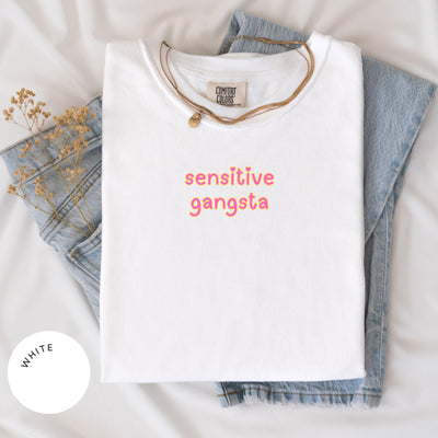 Comfort Colors® Sensitive Gangsta Shirt, Amaya Papaya Quote Shirt, Meme Tee, Mom Gift, Funny Quote, Love Island Shirt, Huda Shirt, Mommy