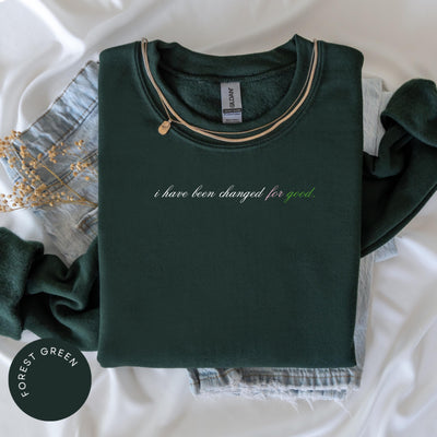 Wicked For Good Sweatshirt, Popular Sweatshirt, Glinda Sweater, Pink Sweatshirt, Gift for Her, Glinda Elphaba Wizard of Oz Crewneck, Movie