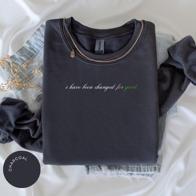 Wicked For Good Sweatshirt, Popular Sweatshirt, Glinda Sweater, Pink Sweatshirt, Gift for Her, Glinda Elphaba Wizard of Oz Crewneck, Movie